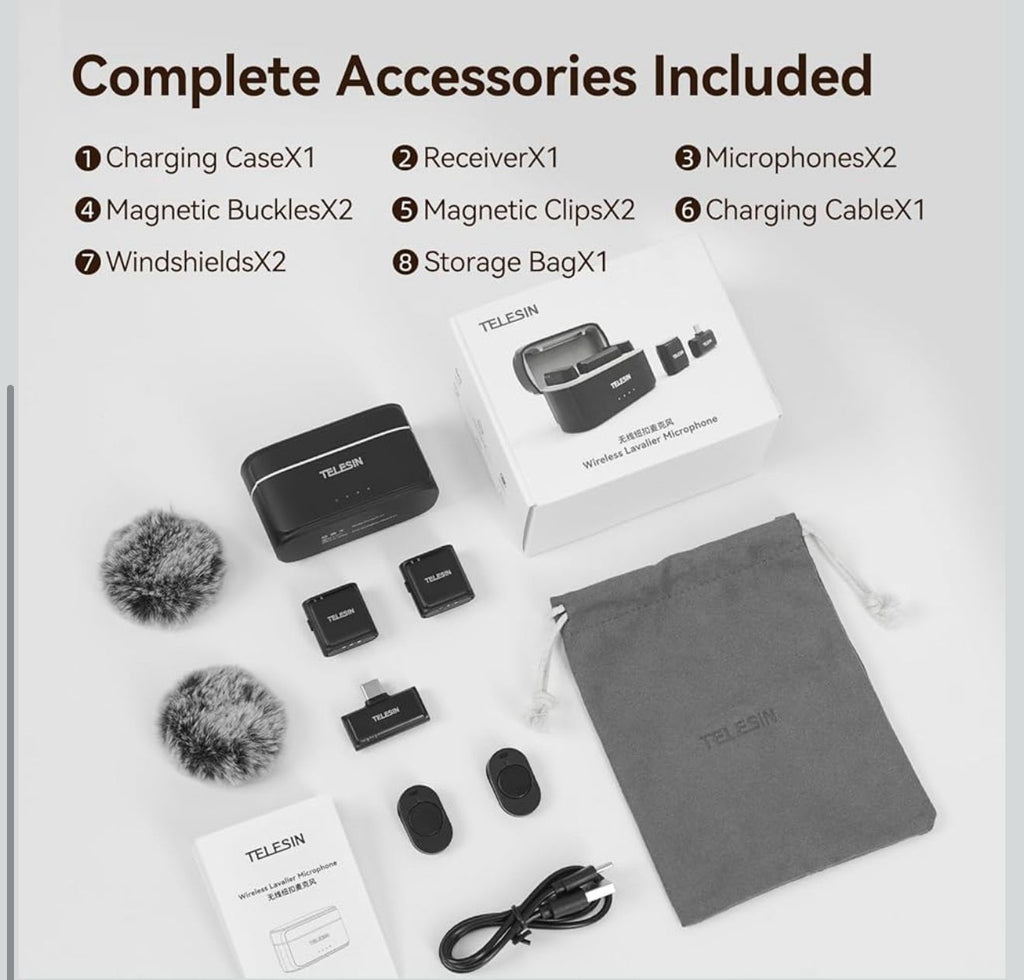 Telesin Wireless Microphone Type-C