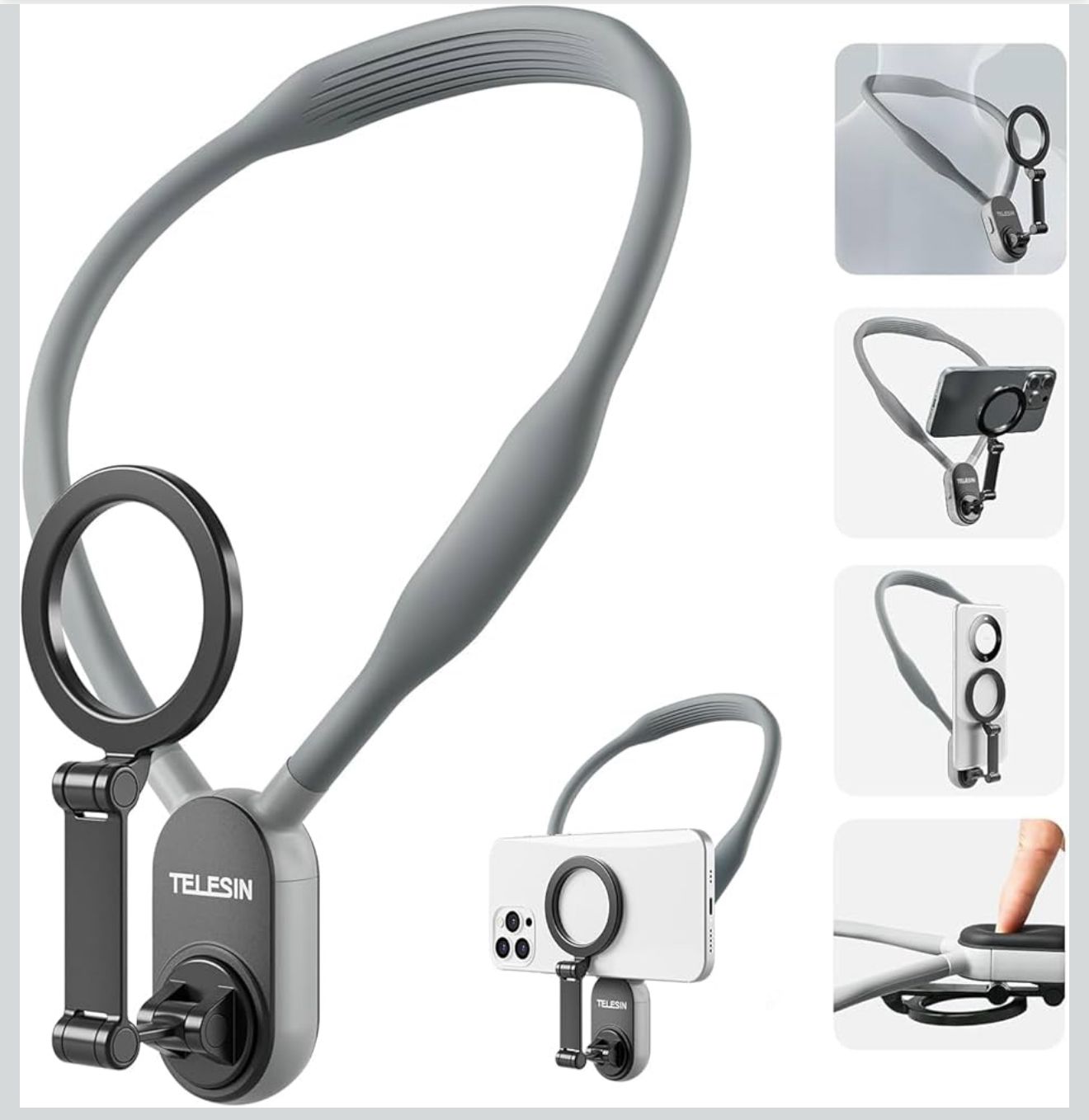 Telesin Magnetic Phone Mount (MagSafe Grip Arm Holder)