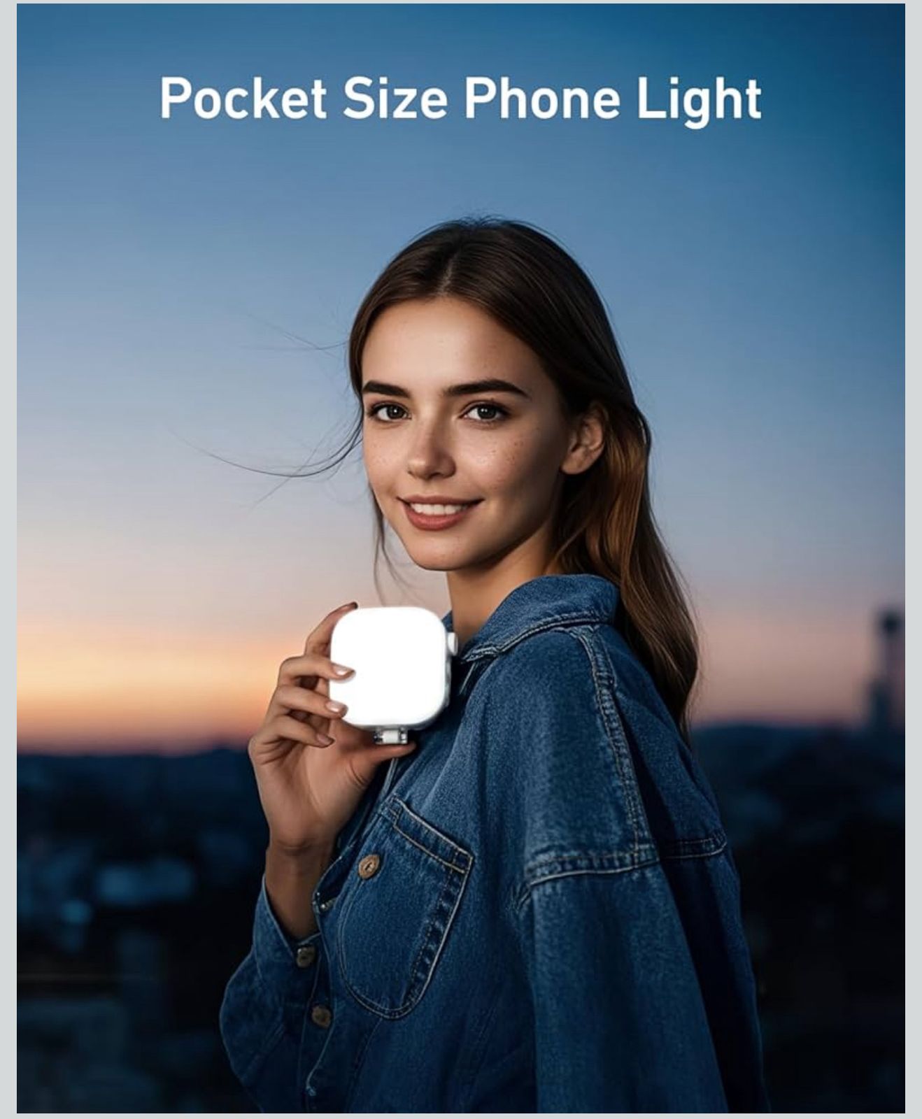 Telesin Magnetic Fill Light (MagSafe LED Light for iPhone & Android)