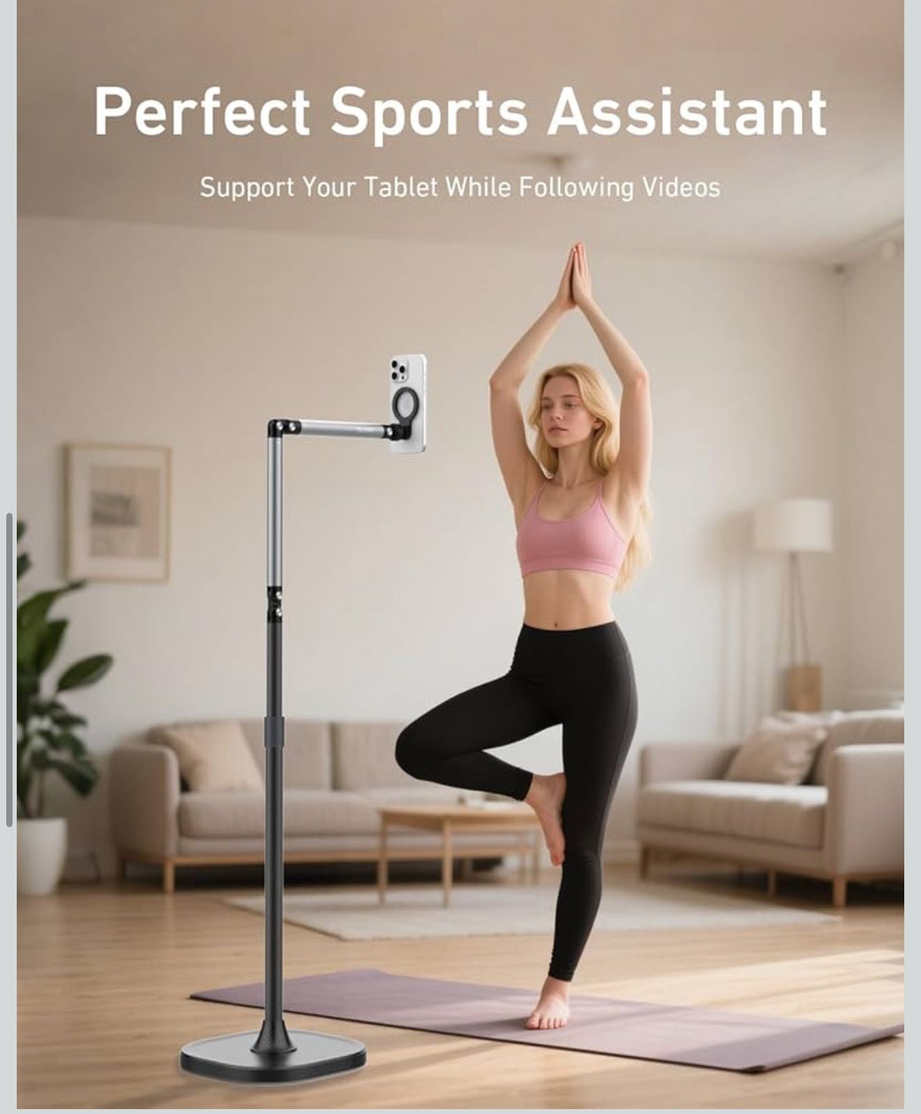Telesin Adjustable Floor Stand (1.6M Extendable Phone & Tablet Holder