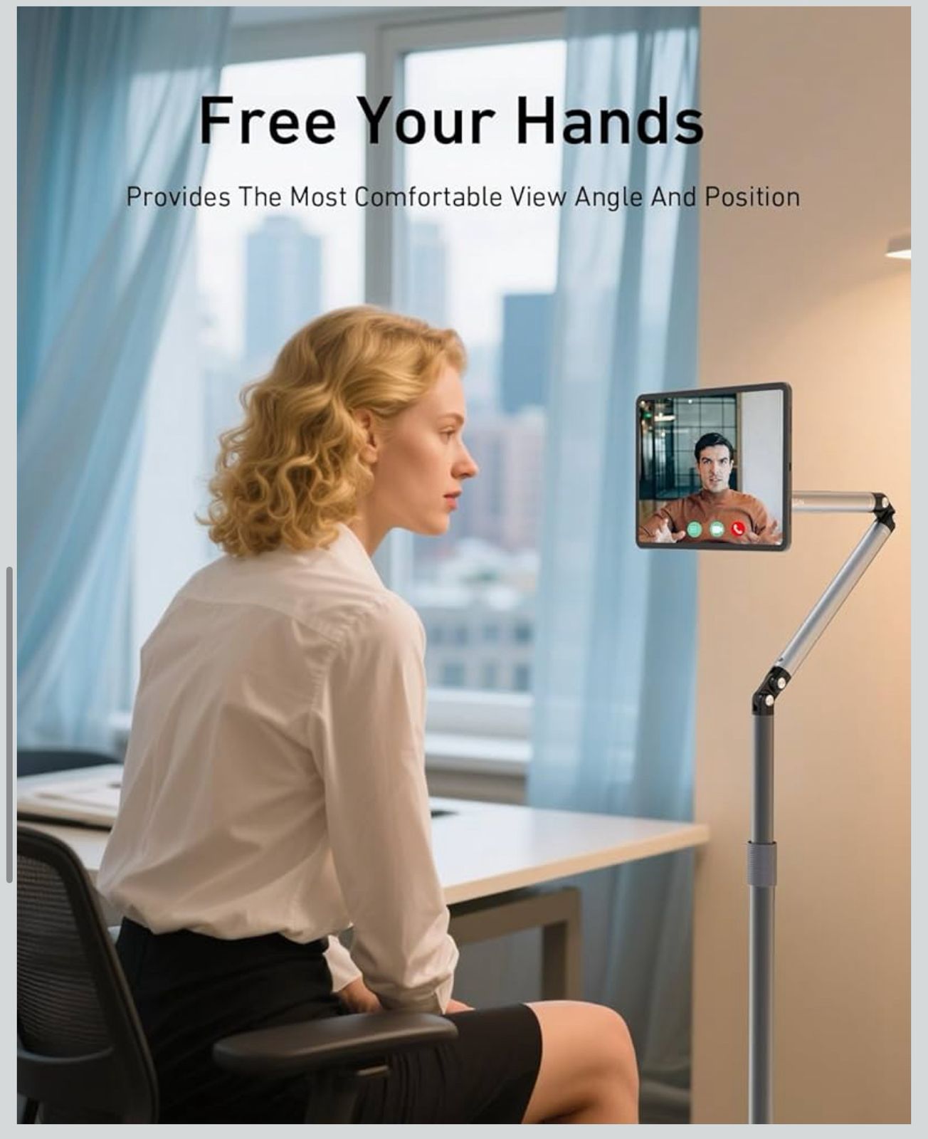 Telesin Adjustable Floor Stand (1.6M Extendable Phone & Tablet Holder