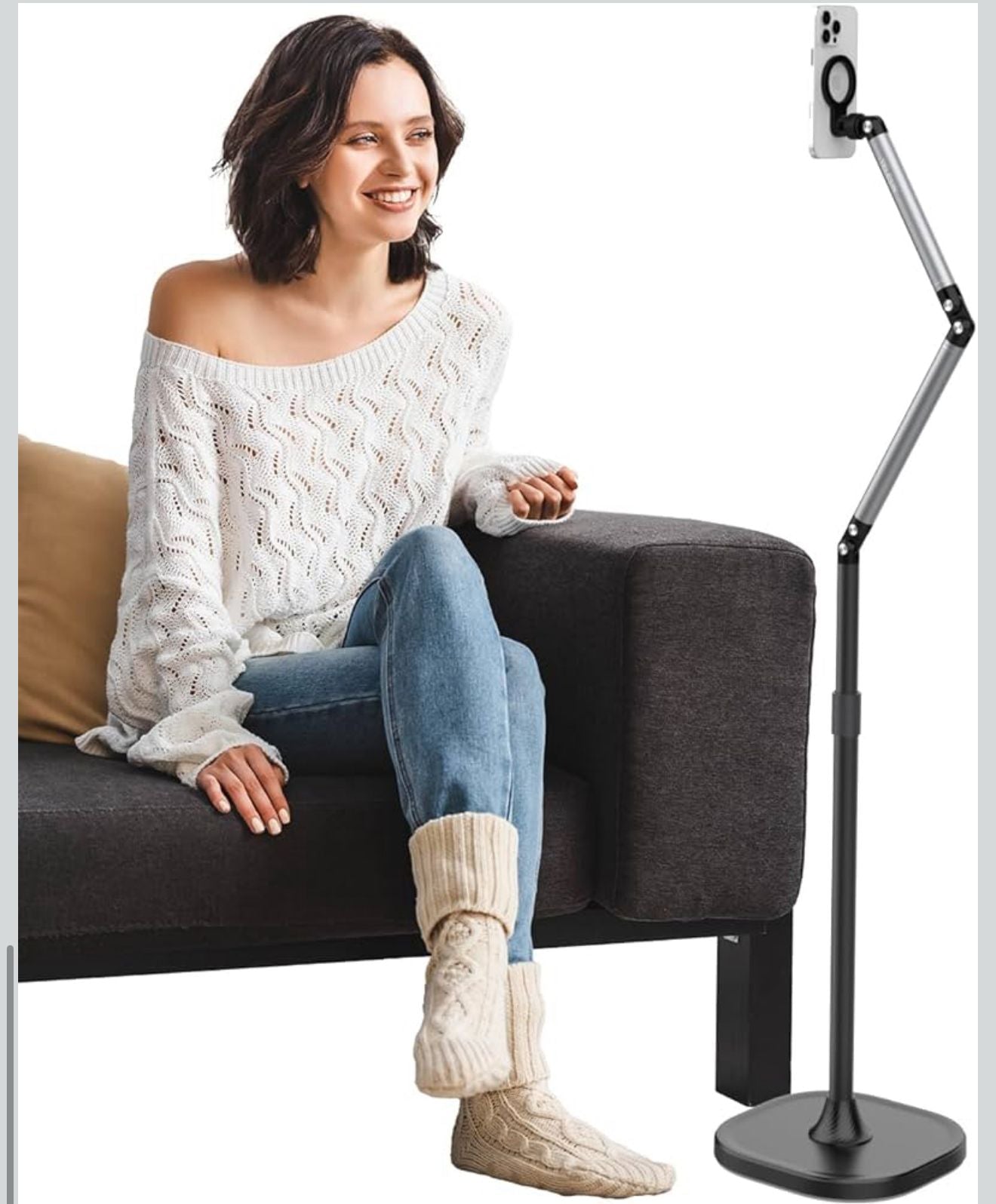 Telesin Adjustable Floor Stand (1.6M Extendable Phone & Tablet Holder